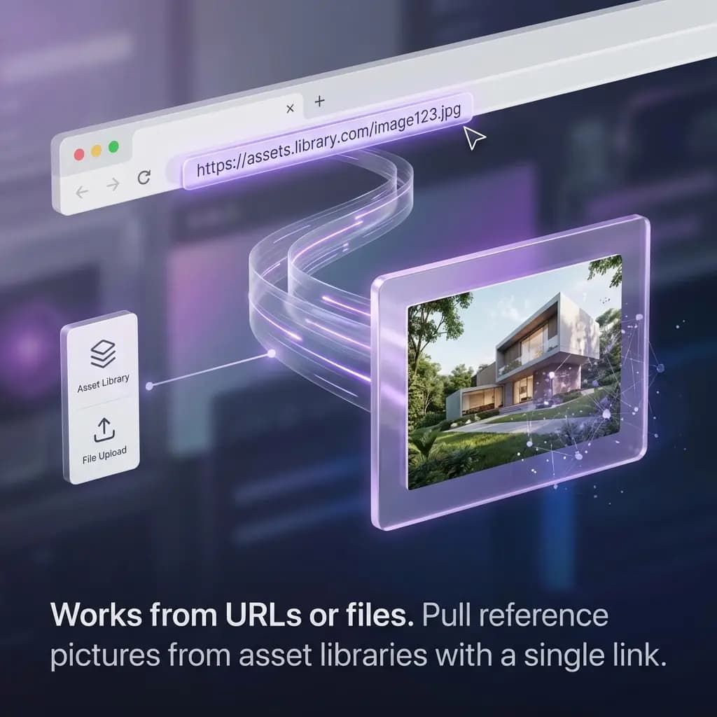 Traducteur d'images important des ressources à partir d'une URL partagée