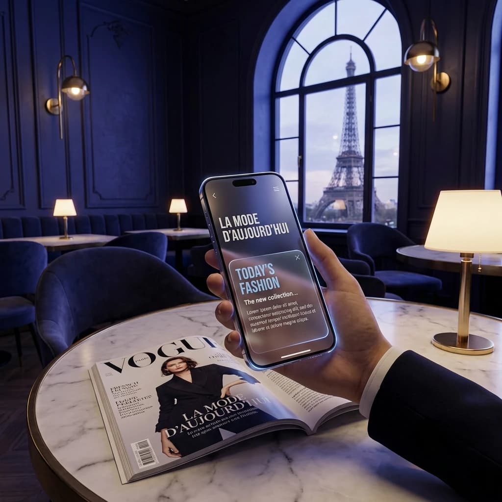 French Photo Translation: Professional AI translation for images and creative content